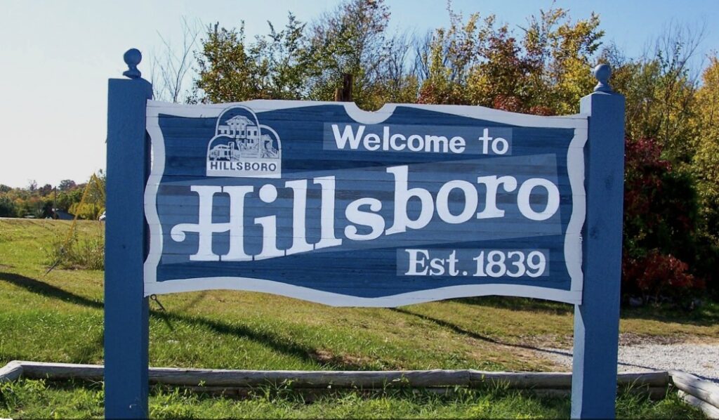 Hillsboro Missouri neighborhood garage door repair service area